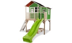 Деревянный игровой домик EXIT Loft 750, зелёный