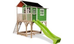 Деревянный игровой домик EXIT Loft 750, зелёный
