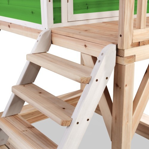 Деревянный игровой домик EXIT Loft 750, зелёный