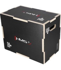 Pliometrinė dėžė HMS DSC03, juoda, 50x40x30 cm