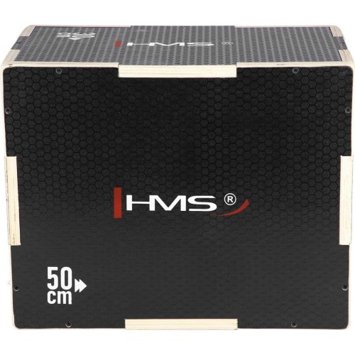 Плиометрическая тумба HMS DSC03, черная, 50x40x30 см