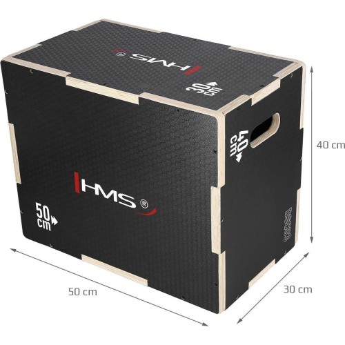 DSC03 BLACK 50x40x30CM PLYOMETRIC CHEST HMS