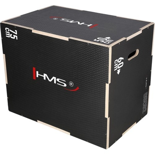 Pliometrinė dėžė DSC02 juoda HMS