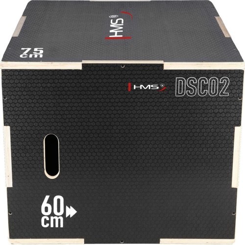 Плиометрическая тумба DSC02 черная HMS