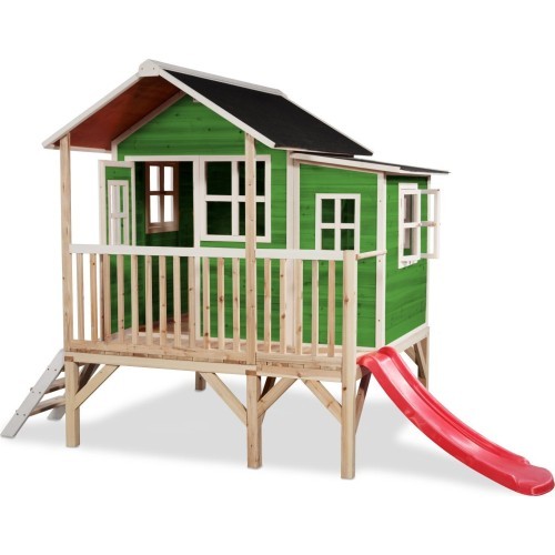EXIT Loft 350 wooden playhouse - green
