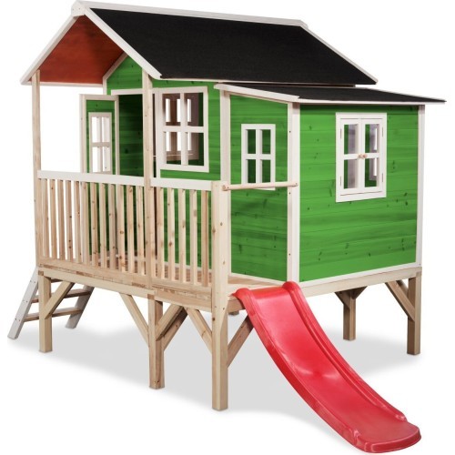 EXIT Loft 350 wooden playhouse - green