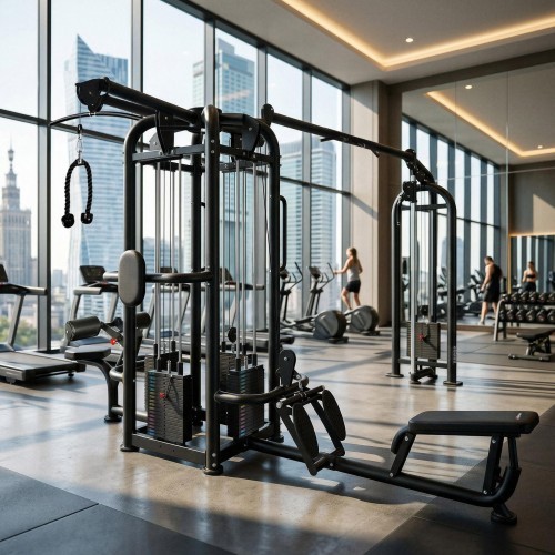 5-STATION MULTI GYM – COMMERCIAL FUNCTIONAL TRAINER CABLE MACHINE HMS ARGOS