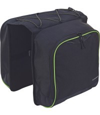 Prophete 0602 double bicycle pannier bag 2 x 20L (black)