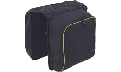 Prophete 0602 double bicycle pannier bag 2 x 20L (black)