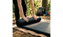 NC4050 BLACK SELF-INFLATING MAT NILS CAMP