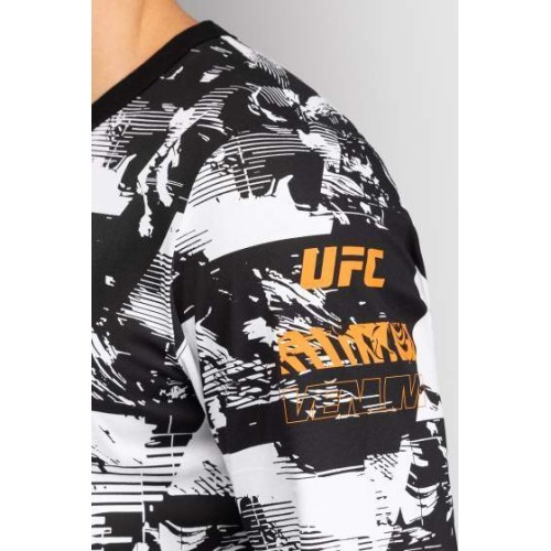 Men's UFC Zenith by Venum White Authentic Fight Week Long Sleeve T-Shirt