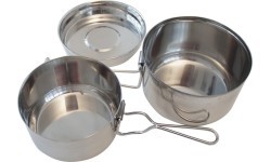 Cookware Yate Basic Pot, 3 Parts, Stainless Steel