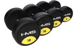 HG PRO RUBBER DUMBBELL HMS - 35 kg
