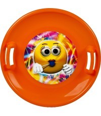 Rogutės-lėkštė STT - Oranžinė Emoji mergaitė