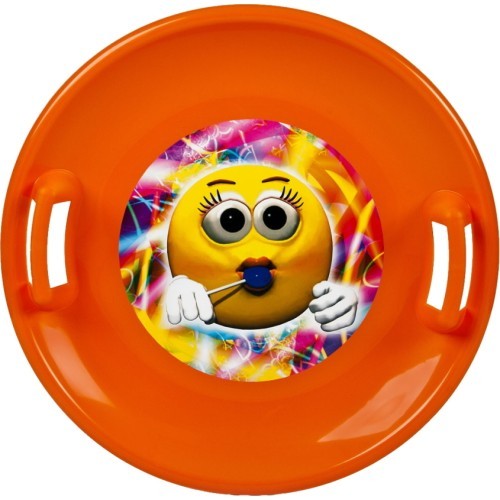 Rogutės-lėkštė STT - Oranžinė Emoji mergaitė