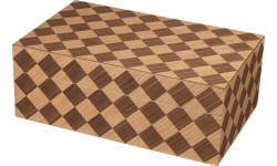 Šachmatų figūrų dėžutė Philos Checkered, 95 mm