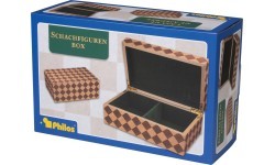 Šachmatų figūrų dėžutė Philos Checkered, 95 mm