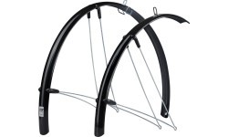 Комплект крыльев FORCE 36 Aluflex Road 28", 36мм (чёрные)