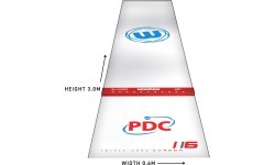 Winmau Clearzone permatomas PVC smiginio kilimėlis