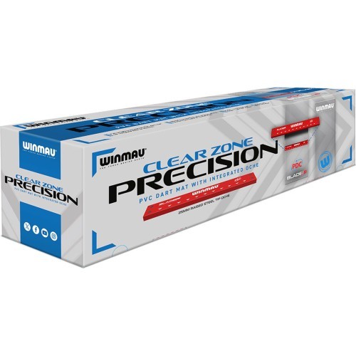 Winmau Clearzone permatomas PVC smiginio kilimėlis