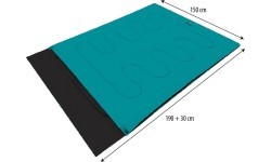 NC2001 BLUE DOUBLE SLEEPING BAG NILS CAMP