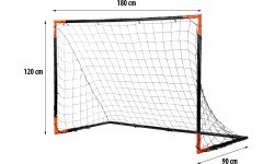 Futbolo vartai su tinklu BR8180 NILS