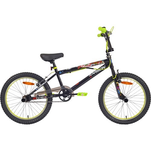 Dviratis Karbon BMX 20 black-lime
