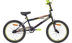 Dviratis Karbon BMX 20 black-lime
