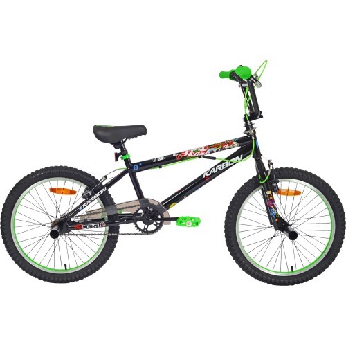 Karbon BMX 20 bike, black-green