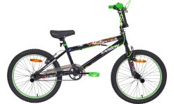 Karbon BMX 20 bike, black-green