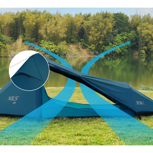 NC2502 SKYAIR 2 ULTRA LIGHT TENT BLUE NILS CAMP