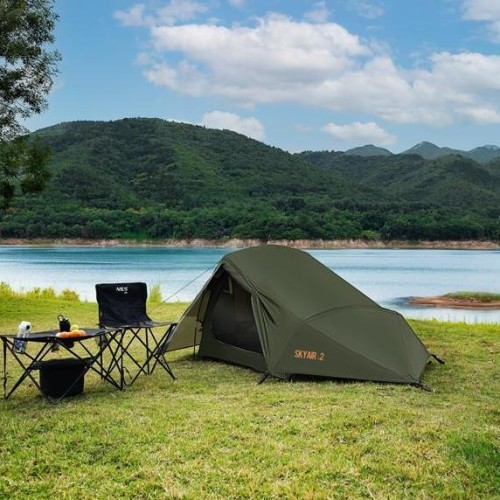 Itin lengva žalia palapinė NC2502 Skyair 2 Nils Camp