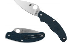 Folding Knife Spyderco C94PDBL UK Penknife, Dark Blue