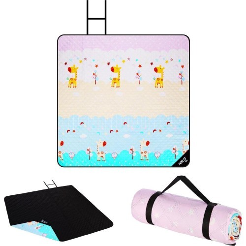 NC8028 GIRAFFE PICNIC BLANKET 195X200 CM NILS CAMP
