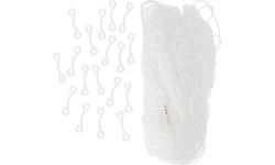 Futbolo vartų tinklas NILS NT8245 245x155x80 cm