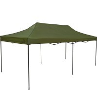 Party tent scissor 3x6m green WATERPROOF