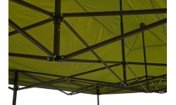 Sudedama pavėsinė 3x6 m žalia, atspari vandeniui