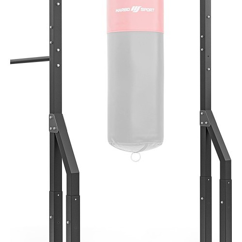 External pull-up bar with bag holder and short handrails for dips MO-Z3 - Marbo Sport