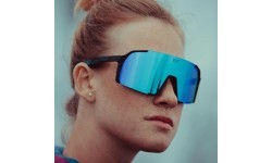 Поляризационные солнцезащитные очки VIF One чёрные с ледяным голубым