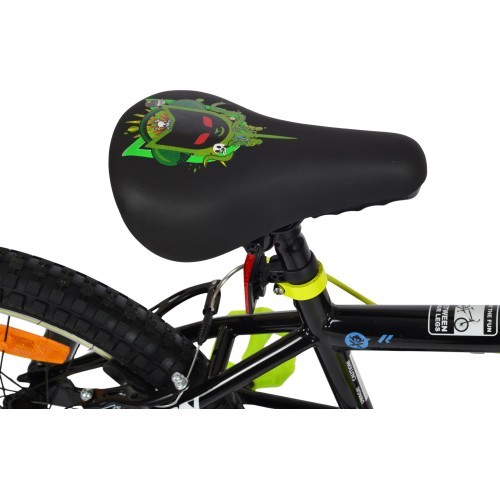 Karbon BMX 20 bike, black-lime