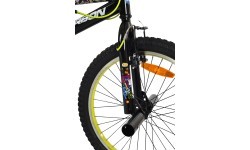 Dviratis Karbon BMX 20 black-lime