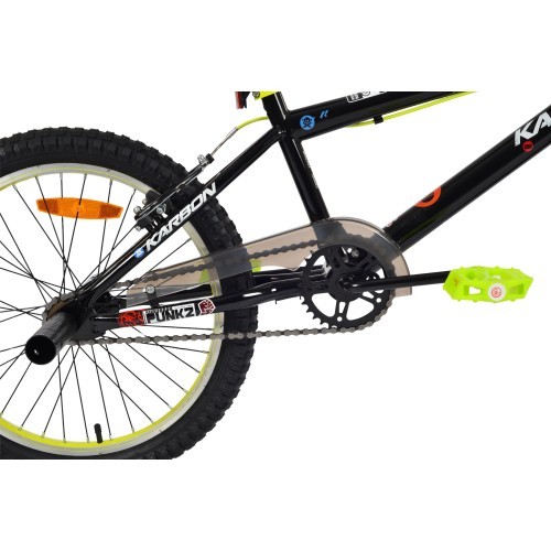 Dviratis Karbon BMX 20 black-lime