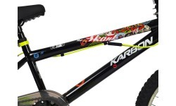 Karbon BMX 20 bike, black-lime