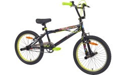 Karbon BMX 20 bike, black-lime