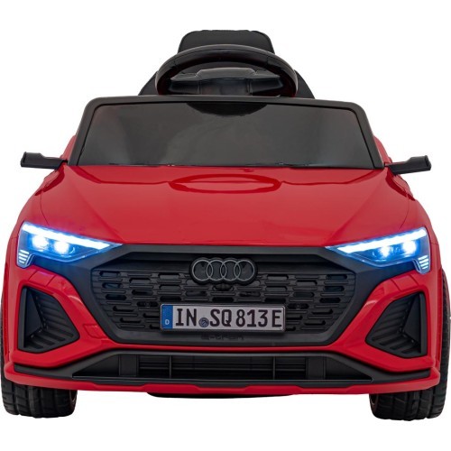 Elektromobilis Audi SQ8 raudonas