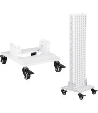 Stand w/ Wheels for Red LED Light Therapy Panel inSPORTline Brister - White