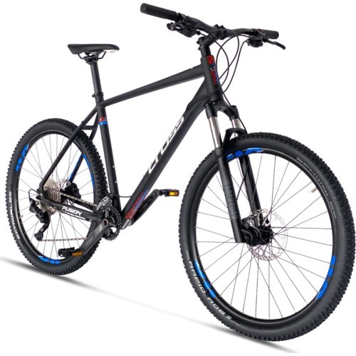 CROSS Fusion X 27.5" mountain bike, 20-speed, size 16.5" (42 cm), black