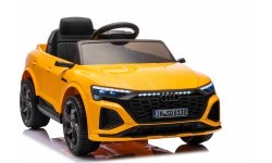 Elektromobilis Audi SQ8, geltonas
