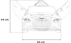 Bentley Bacalar, чёрный детский электромобиль