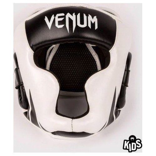 Venum Challenger vaikiškas šalmas, juodas/baltas